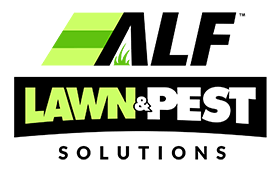 ALF Lawn & Pest Solutions logo with transparent background